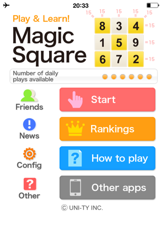Magic square (Play & Learn! Series) - náhled