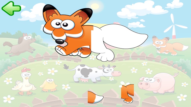 Animal sounds puzzle for kids full version