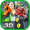 3D Ninja Subway Road Run - Traffic Racing Games