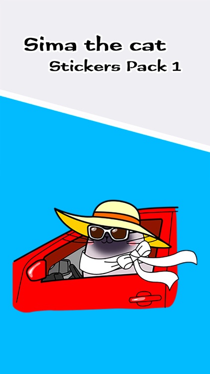 Sima The Cat Stickers Pack 1