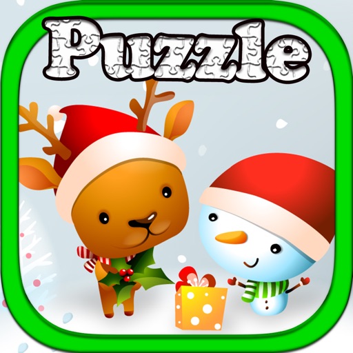Merry Christmas Puzzle Game Icon