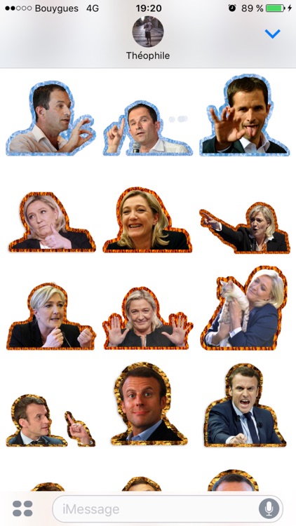 French 2017 Presidential Election Stickers