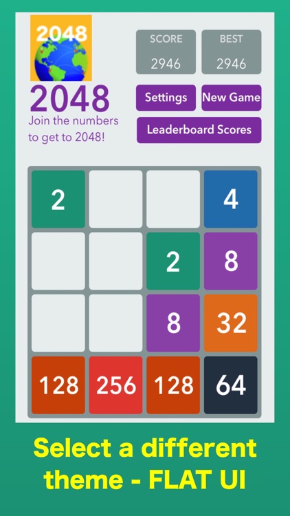 2048 Global Challenge - Powers of 2, 3 & Fibonacci screenshot-4