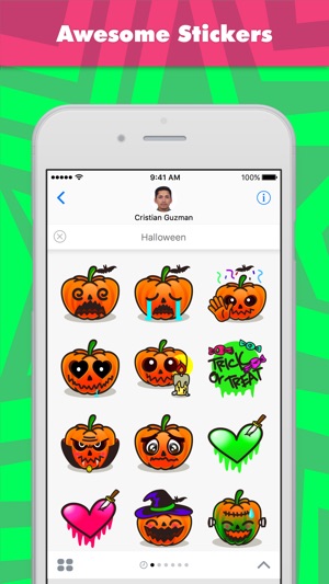 Halloween stickers by Cristian Moe