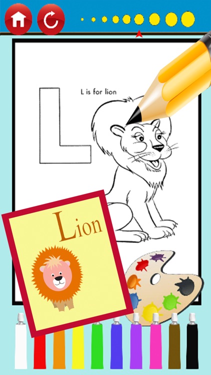 Color:ABC Animals Letter Coloring Book Kids Adults