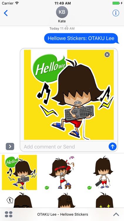 Hellowe Stickers: OTAKU Lee