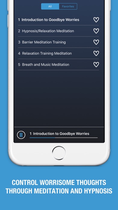 Goodbye Worries - Meditations screenshot 1