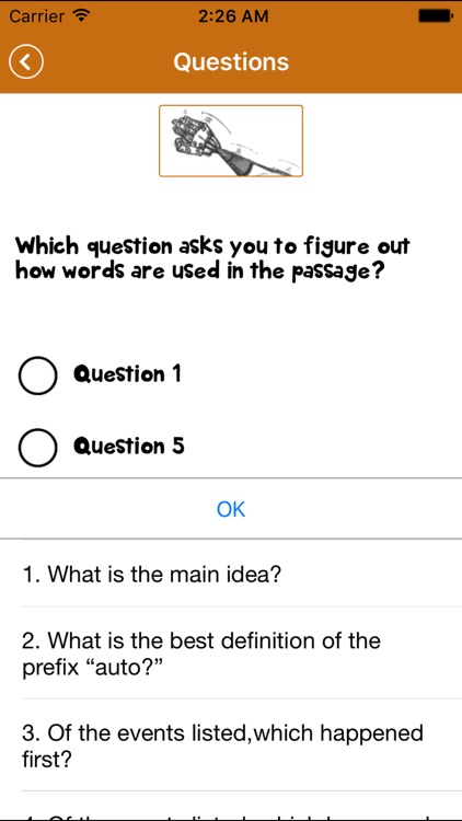 5th Grade Reading Comprehension Practice screenshot-3