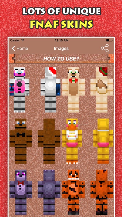 BEST FNAF SKINS FREE For Minecraft Pocket Edition