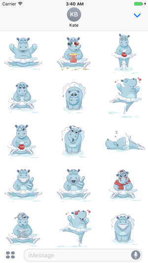 Sticker Me: Happy Hippo Lady(圖1)-速報App