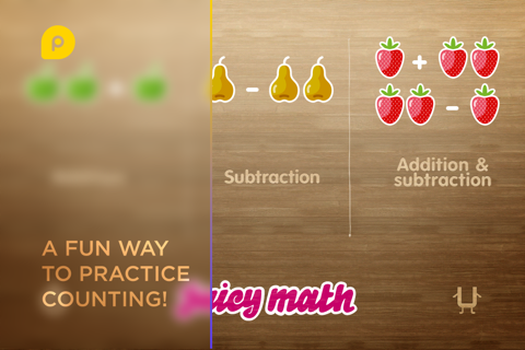 Juicy Math: addition and subtraction screenshot 2