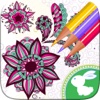 Mandala Coloring Book Adults Calm Color Therapy