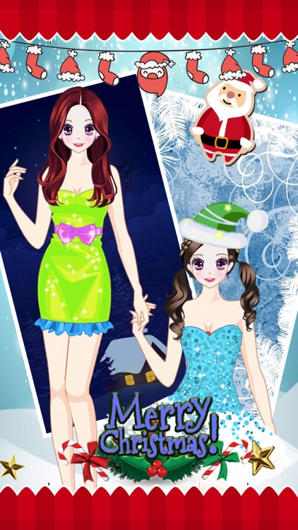 Christmas Salon Ball-Fashion Princess make Up Game