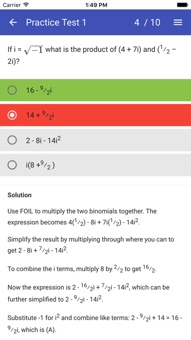 How to cancel & delete SAT Maths Practice Tests - No Calculator from iphone & ipad 4