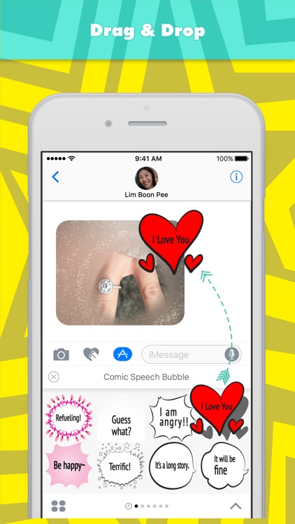 Comic Speech Bubble stickers by wenpei