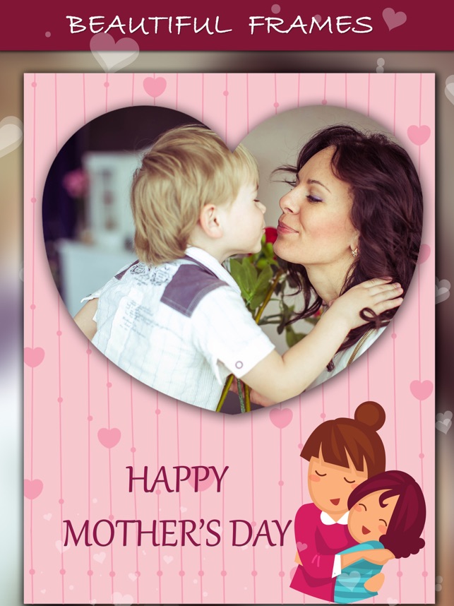 母亲节框架照片编辑器 app-爱卡