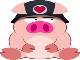 Cute Piggy Commando - 2