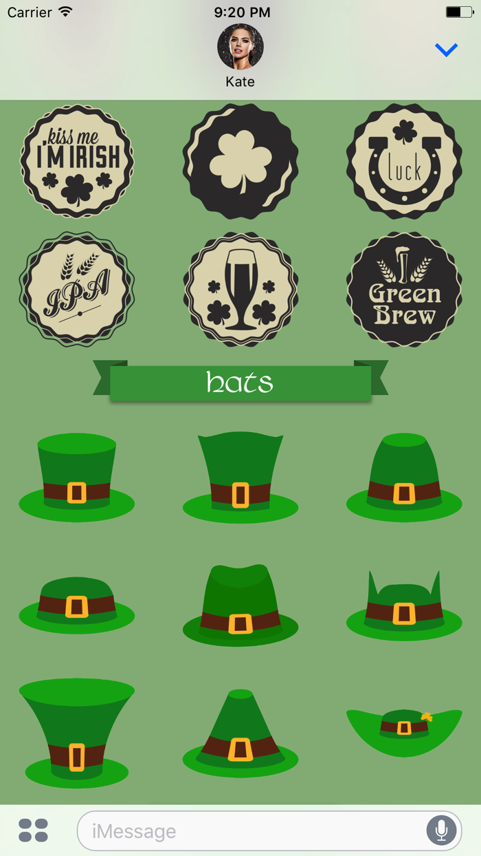 St. Patricks Day Stickers Pack