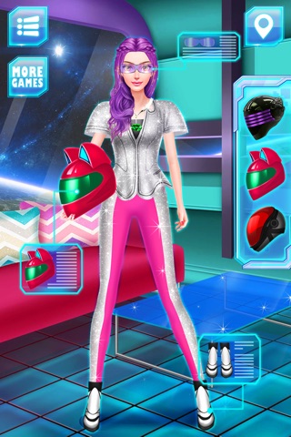 BFF Space Adventure - Dream Job Makeup Girl Salon screenshot 4