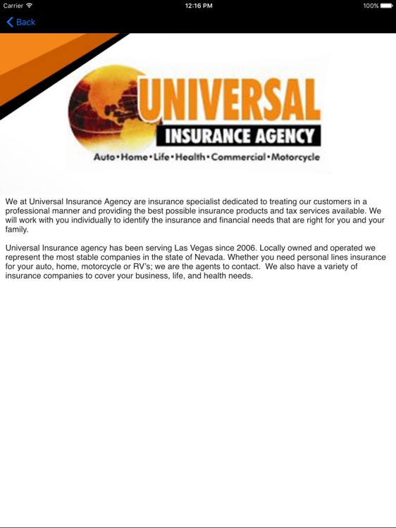 Universal Insurance Agency HD