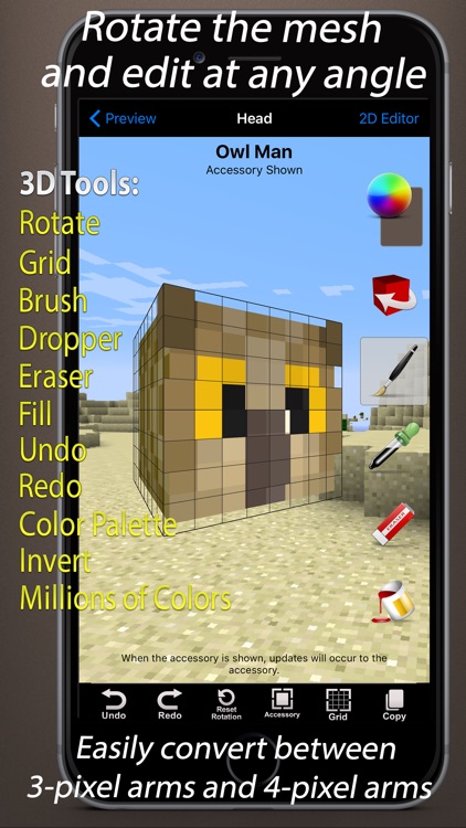 Skin Creator 3D for Minecraft