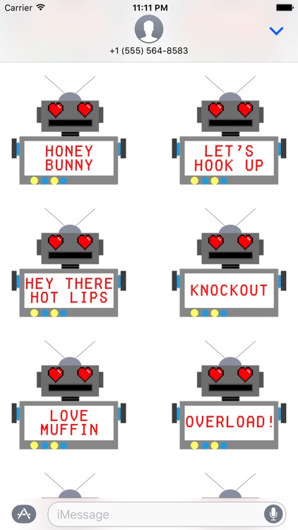 LoveBot: Animated Stickers