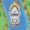 Game players to control a small animal driving a boat adrift on a river that is full of obstacles, must avoid obstacles, to go farther afield to collect more gems, is the test control technology