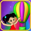 Collect Balloons Ride - Learn Colors