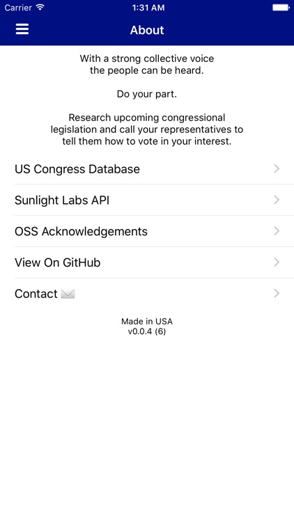 Starlight Congress - Call the House & Senate screenshot-4