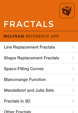 Wolfram Fractals Reference App - náhled
