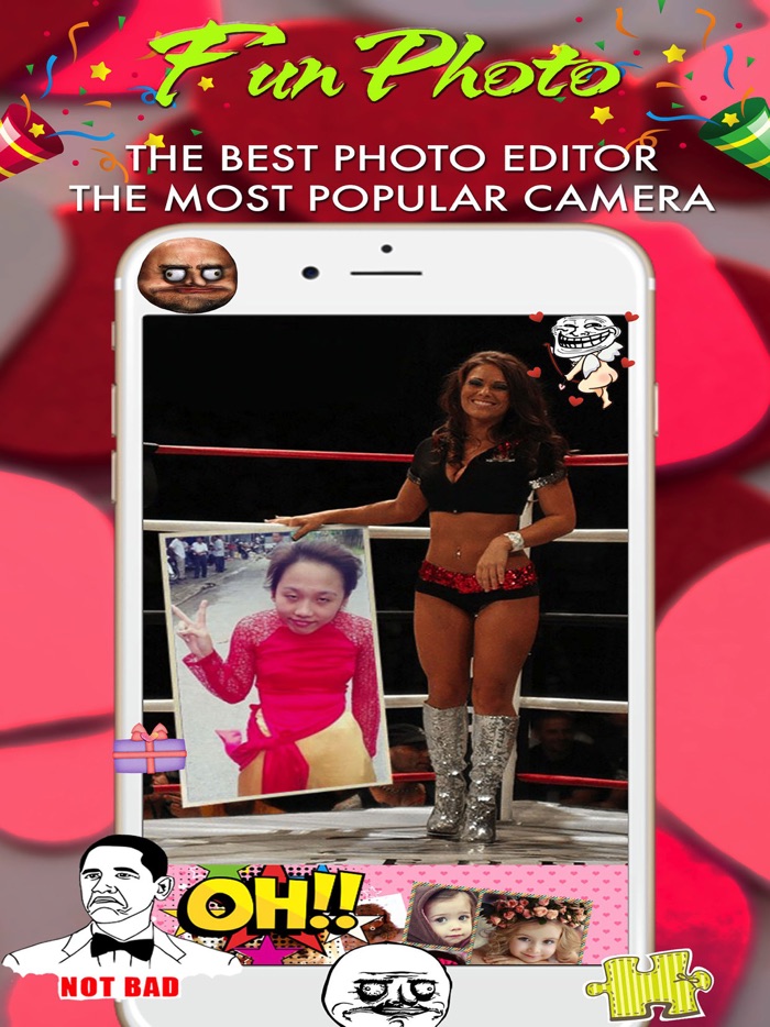 Insta Fun - Joke  Troll Frames - Wonder Photo