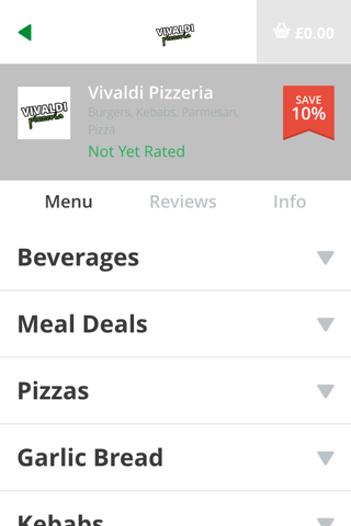 Vivaldi Pizzeria screenshot 3