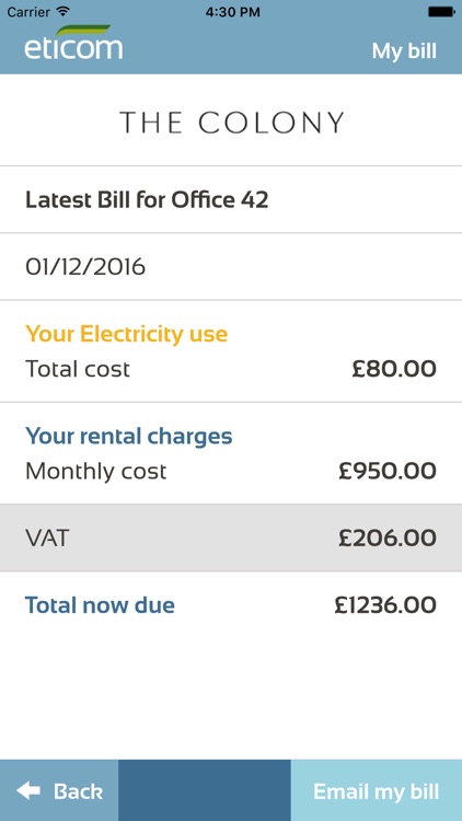 Colony Billing