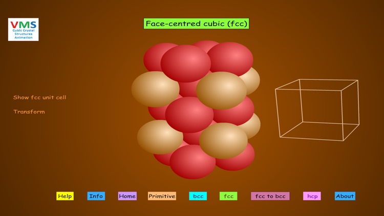 VMS - Cubic Crystal Structures Animation Lite screenshot-3