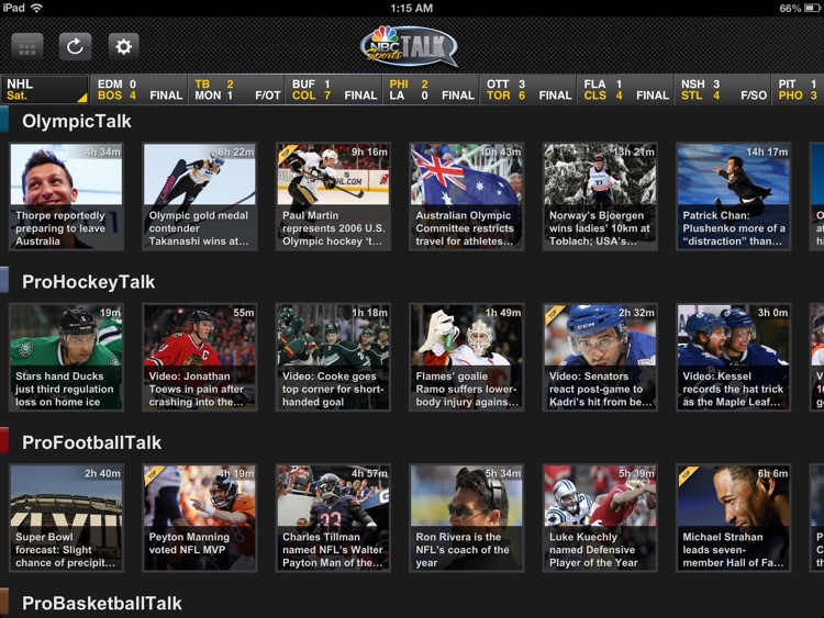 NBC Sports Talk for iPad