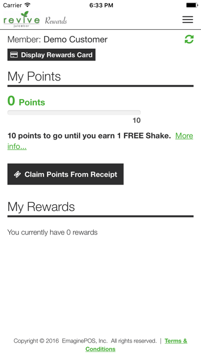 How to cancel & delete Revive Juice Bar Rewards from iphone & ipad 1