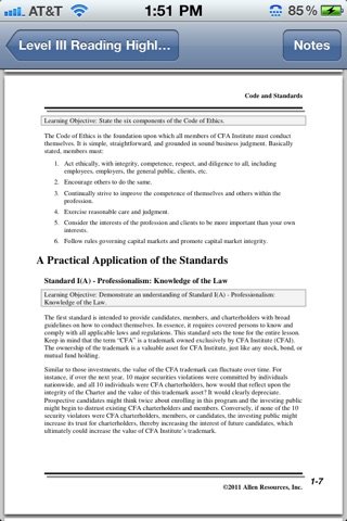 L3 CFA® Exam Notes screenshot 2