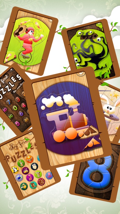 Educational Wooden Puzzle Collection
