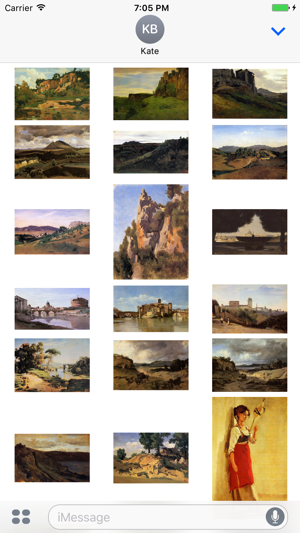 Camille Corot Artworks Stickers(圖2)-速報App