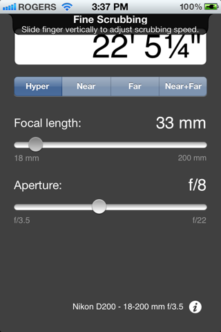 Field Tools (Depth of Field,Photo focus helper) - náhled