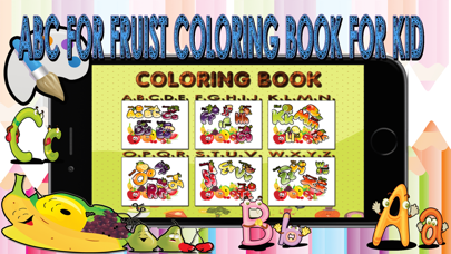 How to cancel & delete abc for fruits coloring book for kid from iphone & ipad 2