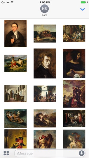 Delacroix Artworks for iMessage(圖2)-速報App