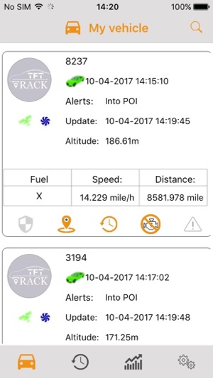 Scitechs Tracker