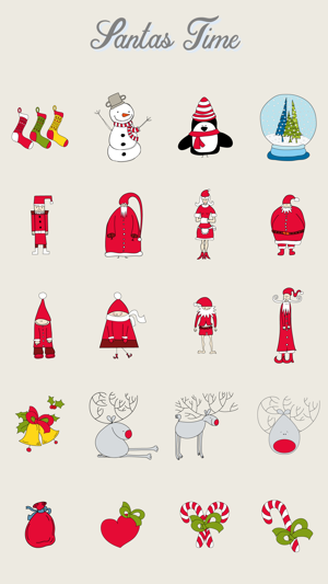 Santas Time - Stickers