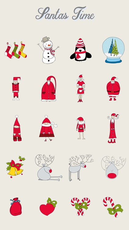 Santas Time - Stickers