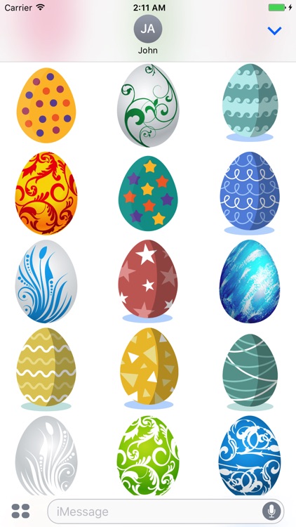 Easter Eggs Sticker for iMessage screenshot-3