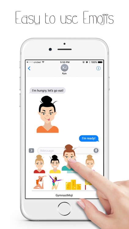 GymnastMoji - Gymnast Athlete Emojis & Stickers