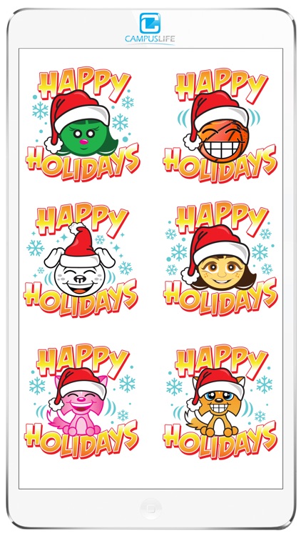 Happy Holidays Sticker Pack