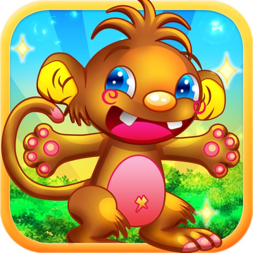Fluffy Monkey Run Icon