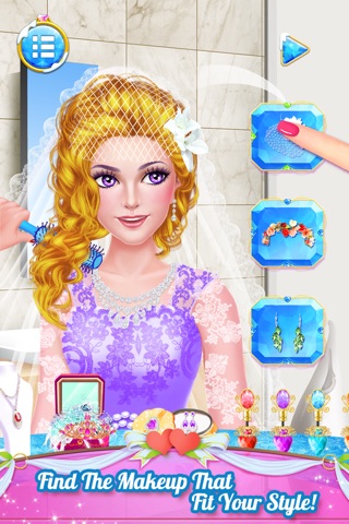 Snow Wedding: Ice Beauty Spa Dress Up & Salon Game screenshot 3